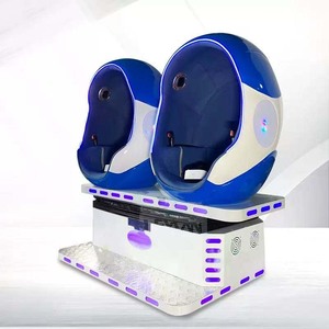 Simulateur virtuel 360 ° de chaise d'oeufs de 9D M. dispositif interactif de jeu de M. Équipement pour deux personnes de jeu de VR - Product Image 1