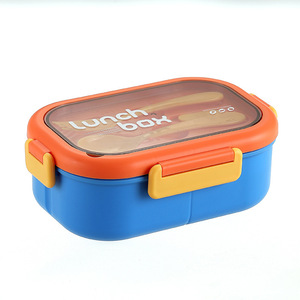 Boîte à lunch isotherme en plastique de qualité alimentaire pour étudiants et employés de bureau, portable avec compartiment alimentaire - Product Image 6