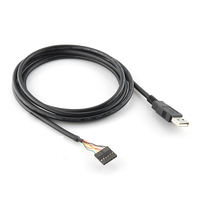 FTDI personnalisé FT232RL PL2303 CP2102 USB vers TTL Uart 5V 3.3V RS232 adaptateur série câble de programmation 6pin débogage pour Arduino RPi