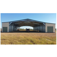 Structure en acier préfabriquée de haute qualité pour bâtiment d'élevage de vaches laitières, conception de grange et de hangar agricole