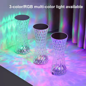Popular Crystal Rose <b>Light</b> Atmosphere <b>Light</b> Creative <b>LED</b> Table Lamp Flexible Modern Voice Control Small Waist <b>Night</b> <b>Light</b> - Product Image 3