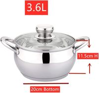 Ensemble de casseroles et poêles en acier inoxydable à fond induction de marque OEM, conformes aux normes alimentaires, pour la cuisine domestique, avec logo personnalisé, ustensiles de cuisine