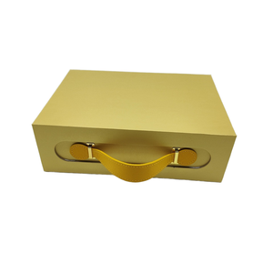 AOPA Wholesale Magnetic Folding Box PU Handle Book Style Foldable Box for Apparel Packaging B2B OEM Service MOQ 500pcs - Product Image 2