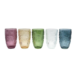 Vaso de Vidrio Personalizado con Textura en Relieve, Vaso Moderno para Regalos Promocionales, Servicio OEM al por Mayor - Product Image 1