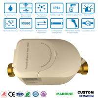 Compteur d'eau à commande par valve LCD de classe B, vente chaude, LoRaWAN NB-IoT M-Bus RS485 Pulse LORA IP68, compteur d'eau ultrasonique