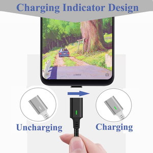 Mới Đến Nhanh Chóng Sạc Mạnh Mẽ Nam Châm Micro USB/Loại C/8Pin Từ Tính Sạc Cáp - Product Image 2