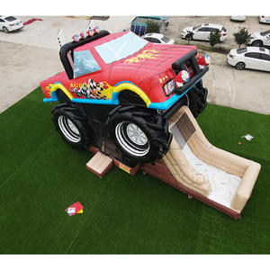 Château gonflable géant populaire et durable en PVC avec toboggan, combo gonflable commercial extérieur pour la course, maison de rebond gonflable avec toboggan - Product Image 3