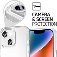 Coque de téléphone personnalisée transparente en TPU pour iPhone 13 14 15 16 17 18 Pro Max – Cadeau promotionnel pour événements