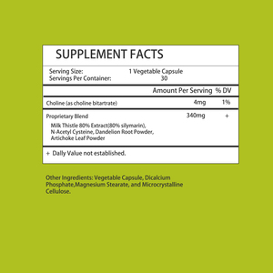 Best Selling Liver Detox Capsules with Proprietary Blend Helps Detoxify the Body Promote Healthy Liver Function Capsules - Product Image 2