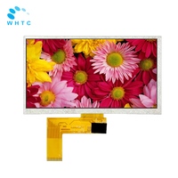 Écran d'affichage de 7 pouces 800x480 TFT LCD RGB 40 broches avec écran tactile capacitif