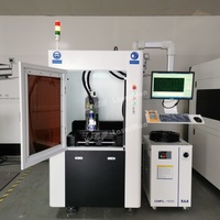 Machine de découpe laser CNC pour métal 300x300mm 1.5KW avec conception couverte, dispositif de prototypage de pièces électroniques sécurisé