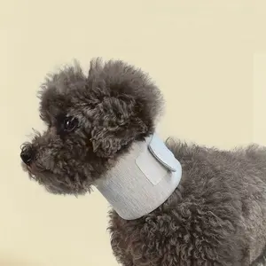 Pet Scarf Collar Adjustable Fasten Tape Breathable Comfortable Neck Wear Surgery Wound Healing Protective Collar