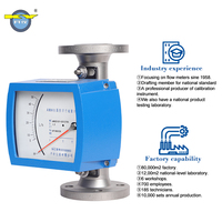 Medidor de Flujo Flotante de Tubo Metálico KY de Instalación Vertical con Pantalla LCD Inteligente, Interruptor de Límite, Certificación CE Ex Proof para Áreas Peligrosas, Protocolo HART