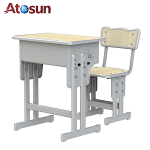 ชุดโต๊ะและเก้าอี้เรียนปรับระดับได้สำหรับนักเรียน  สำหรับห้องเรียนระดับประถมศึกษาและมัธยมศึกษา - Product Image 1
