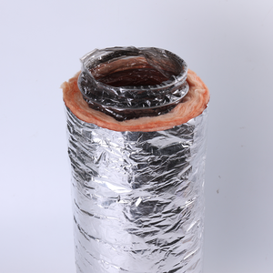 Manguera de conducto flexible de sistema HVAC de aluminio R6 R8 de longitud personalizada duradera para uso industrial al aire libre en aire acondicionado - Product Image 3