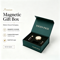 Caja de Embalaje Rígida con Cierre Magnético, Impresa Personalizada OEM, con Bandeja de Espuma Precortada, Caja de Embalaje Premium para Regalo de Incienso