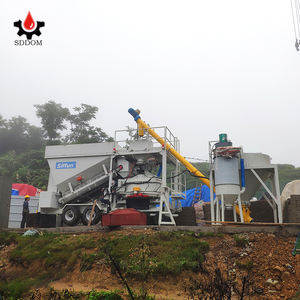 Centrale à béton mobile mini en promotion : prix de la centrale de malaxage de béton prêt à l'emploi préfabriqué - Product Image 3