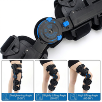 Attelle de genou articulée Dorrella avec stabilisateurs latéraux, support déchargeur pour l'arthrose, soulagement de la douleur, certifiée ISO
