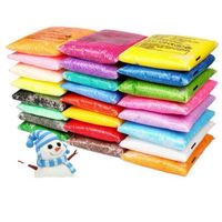 Offre Spéciale Toysrunner Daiso : Pâte à modeler colorée auto-durcissante, outils, billes de mousse, perles, slime DIY à façonner, anti-stress