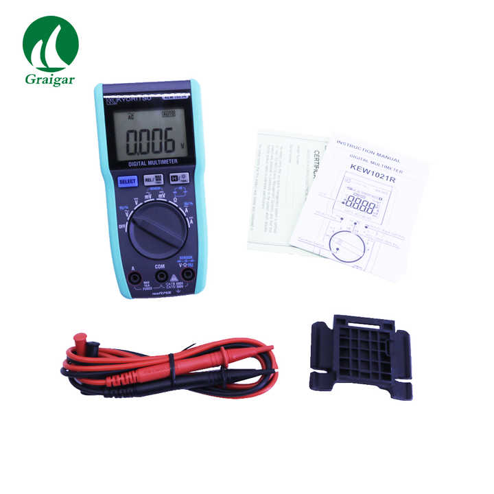 Kyoritsu KEW 1021R Digital Multimeter True RMS AC DC Voltage Current ...