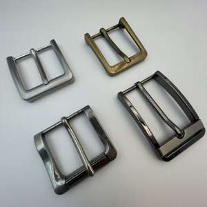 40 मिमी जस्ता मिश्र धातु एकल प्रोंग पिन बकल आकस्मिक व्यवसाय बेल्ट सिर ओएम टिकाऊ कमर स्ट्रैप सामान बेल्ट बकल पुरुषों के लिए - Product Image 3
