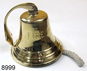 Campana Náutica de Latón para Lado de Barco, Artesanía de Metal Antigua, Campanas Náuticas de Latón, Campana Decorativa de Metal para Montar en la Pared - Product Image 4