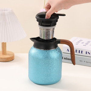 Vacuum Stainless Steel <b>Tea</b> Kettle 1500ml With Lid Heat Resistant For <b>Tea</b> Brewing - Product Image 3