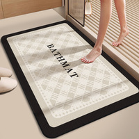 Tapis de bain luxueux en fausse fourrure douce et moelleuse, antidérapants, pour un intérieur de salle de bain élégant