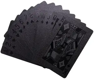 2022 Classic design magic tricks tool deck waterproof plastic pvc poker table cards custom cards