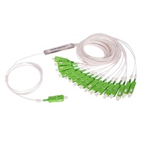 Répartiteur PLC optique à fibre 3m 2:8, Répartiteur PLC 1x16 1x8 1x32, Répartiteur optique PLC à fibre