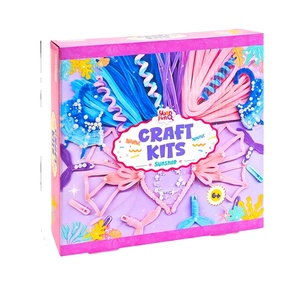 Kit de Création de Serre-têtes Tendance pour Filles : Accessoires Cheveux en Chenille et Fil de Paille pour Projets Artistiques et Artisanaux - Product Image 1