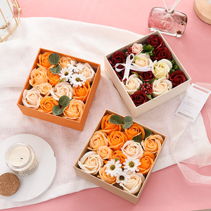 Nuevo Producto: Caja de Regalo de <span class=keywords><strong>Flores</strong></span> Eternas para el Día de San Valentín y el Festival Qixi, Caja de Rosas Transparente Creativa - Product Image 1