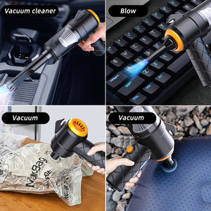 Mini aspiradora de coche inalámbrica, aspiradora portátil de mano inalámbrica de succión fuerte para coche - Product Image 2