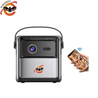 Projecteur DLP 3D WiFi EASUNTECH S8 avec batterie, LED extérieur, Android 11, mini portable, Full HD 1080p, home cinéma 4K, 600 lumens, 30-300 pouces