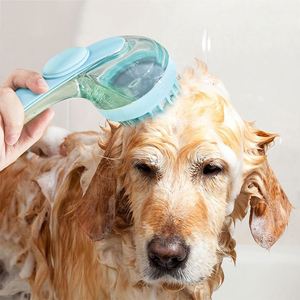 2026 New Pet <b>Bath</b> Brush Silicone Soft Portable <b>Dogs</b> Brush WIth Shampoo Dispenser for Pets - Product Image 6
