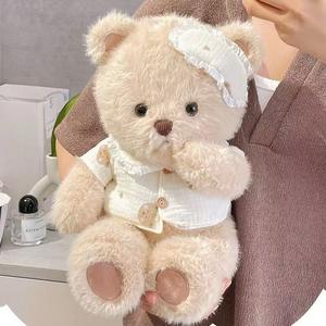 Lindo oso de peluche cómodo juguete pijama oso comodidad serie almohada grande para dormir regalo de cumpleaños para niñas ODM PP algodón alivio del estrés - Product Image 3