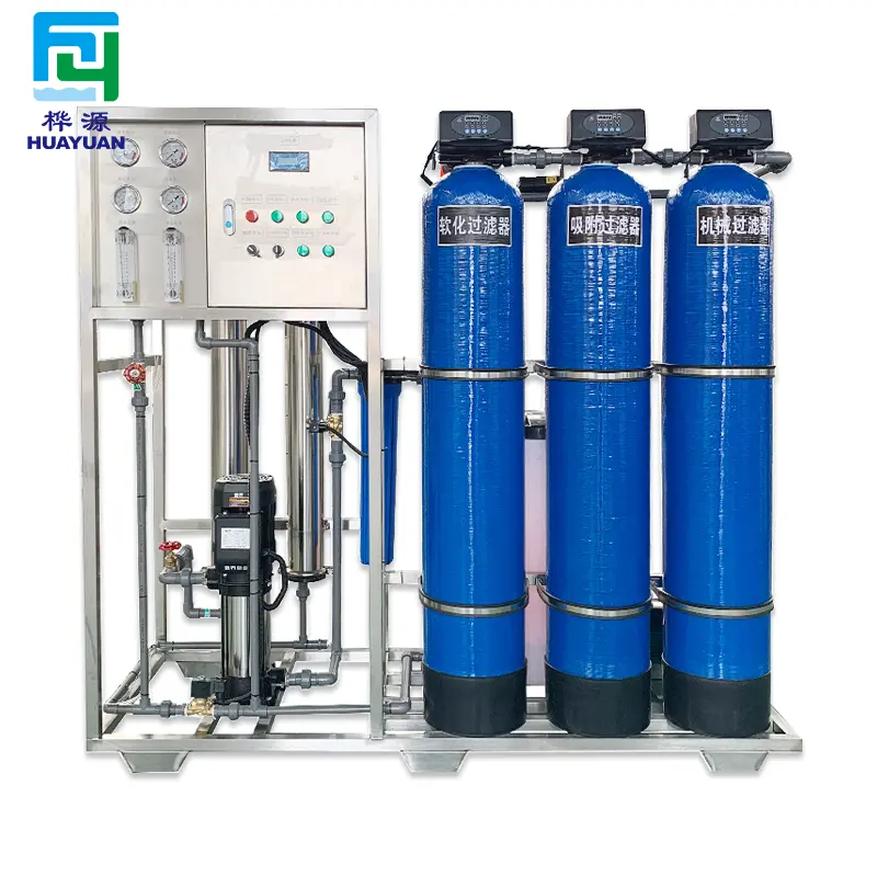 工場5Satge Well Water ROシステムRO膜精製飲料水処理プラントUVオゾン付き