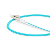 Kabel Patch Fiber Optik Multimode 1M LC/UPC UPC OM3 Performa Tinggi Harga Terbaik, Simplex 3.0mm, Selubung LSZH, 850/1300nm, untuk Pusat Data