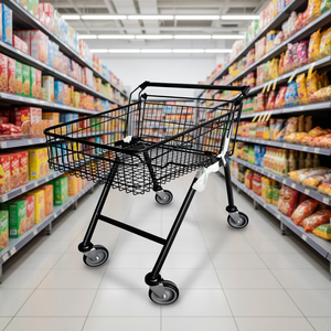 Nuovo Arrivo: Carrello <span class=keywords><strong>Spesa</strong></span> Alto ed Elegante in Metallo per Supermercati e Ipermercati - Product Image 3