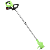 OJOJ Tondeuse à gazon sans fil portable de qualité industrielle 6 pouces 21V 220W avec batterie au lithium rechargeable Garantie 1 an