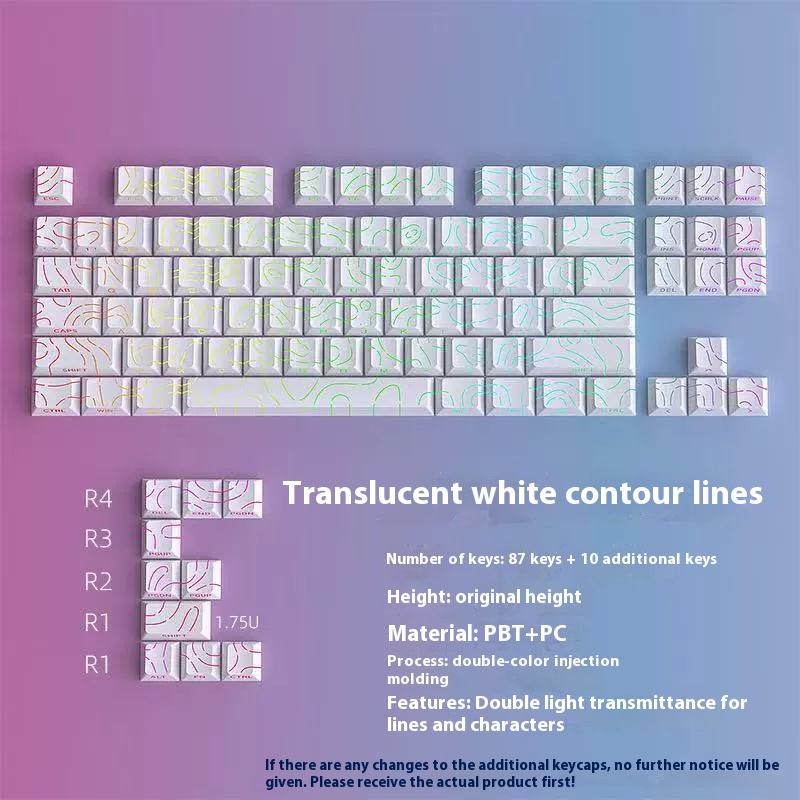 Côté blanc gravure BottlePack- - 97 clés