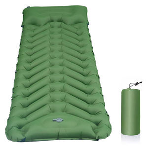 Waterproof Nylon Inflatable Sleeping Built-in <b>Pump</b> Ultra-light Moisture-Proof Portable <b>Air</b> Cushion <b>Bed</b> 3 Seasons Outdoor - Product Image 2