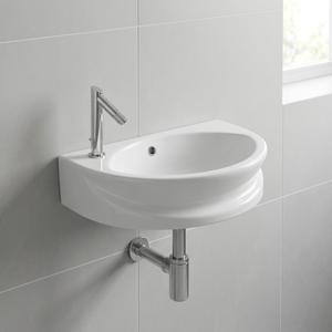 Lavabo de Pared Rectangular de Cerámica Moderno y Pequeño en Oferta, con Garantía de 4 Años, para Uso en Hospitales y Centros Comerciales - Product Image 4