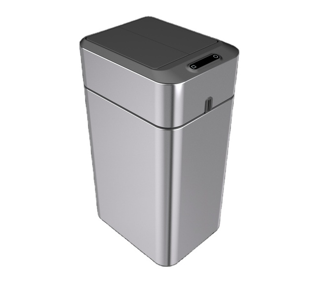 Automatic Sensor Center Open Trash Can Smart Dustbin Trash Bin Stainless Steel Trash Can