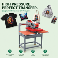 Presse à chaud pneumatique automatique 40x60cm à double plaque avec fonction de dégagement automatique pour transfert de sublimation et d'étiquettes DTF
