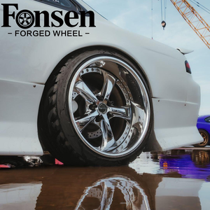 Rines Cóncavos de Aleación Forjada Cromada Pulida de Alto Rendimiento de <span class=keywords><strong>2</strong></span> Piezas para BMW, <span class=keywords><strong>Mercedes</strong></span>, Audi, Porsche, Tesla - Product Image 1