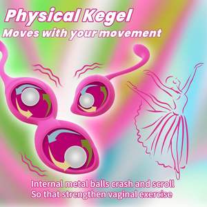 Женские секс-игрушки для пары, фаллоимитаторы для лесбиянок, подтягивающие шарики: вагинальные, для укрепления мышц тазового дна, вес Бен Ва Кегель бал - Product Image 2