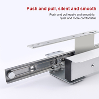 Rail synchronisé automatique Pop up Slide Lift Section multiple Curseur mobile Extension de guide télescopique Mécanisme de table à dîner