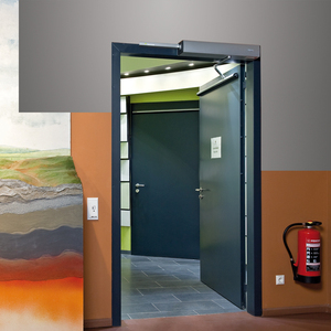 Chất lượng cao Thiết kế hiện đại thép Polymer cửa chống cháy cho khách sạn thương mại sử dụng với phòng cháy và phần cứng đầy đủ - Product Image 4