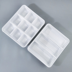 กล่องใส่อาหารหลากช่องแบบใช้แล้วทิ้งกล่องใส่อาหารพลาสติกใส่ไอศครีมแบบพกพา - Product Image 3